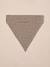 Bandana chien coton blanc imprimé+carreaux beige+marron imprimé - vertbaudet enfant 