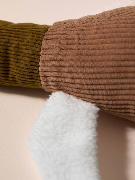 Jouet chien multi textures canard noisette - vertbaudet enfant 