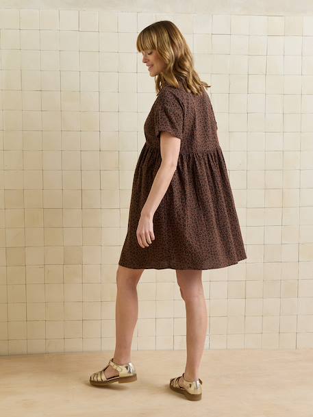 Robe chemise grossesse chocolat - vertbaudet enfant 