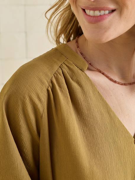 Robe grossesse et allaitement bronze - vertbaudet enfant 