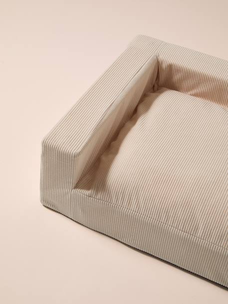 Sofa chien moyen velours côtelé écru - vertbaudet enfant 