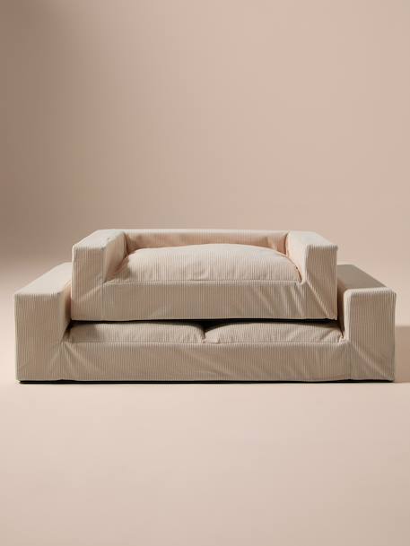 Sofa XL chien velours côtelé écru - vertbaudet enfant 