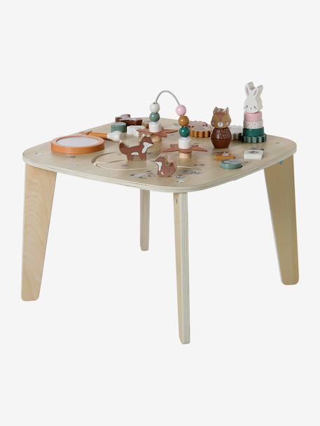 FSC® houten activiteitentafel ecru+hout - vertbaudet enfant 