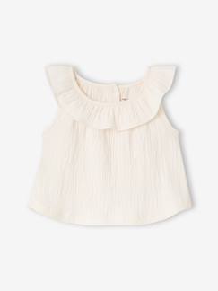 Bébé-T-shirt, sous-pull-T-shirt-T-shirt sans manche bébé fille