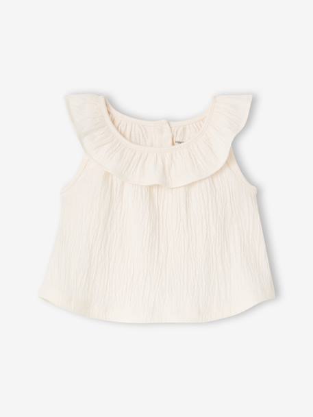 T-shirt sans manche bébé fille  - vertbaudet enfant
