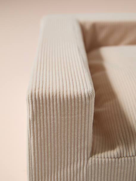 Sofa chien moyen velours côtelé écru - vertbaudet enfant 