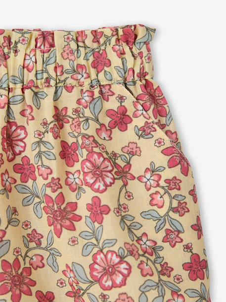 Short voor babymeisjes lichtgeel - vertbaudet enfant 