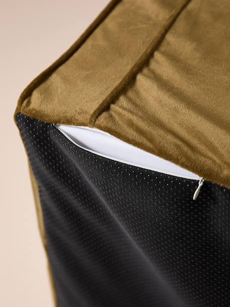 Middelgrote fluweel / velours hondensofa brons - vertbaudet enfant 