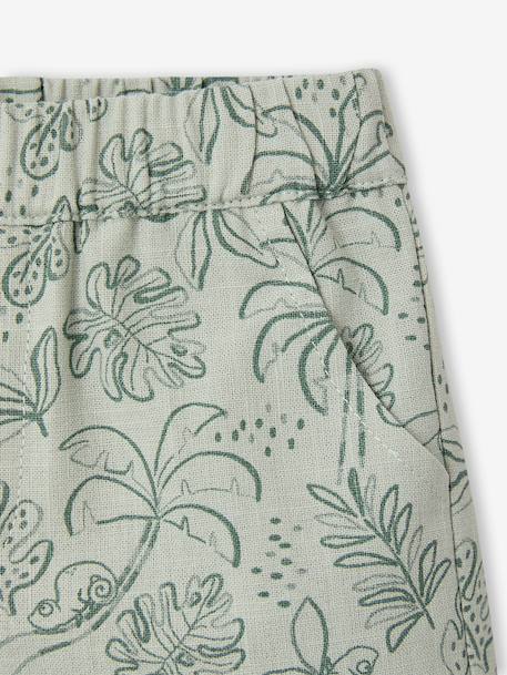 Babyset overhemd short babyjongen saliegroen - vertbaudet enfant 