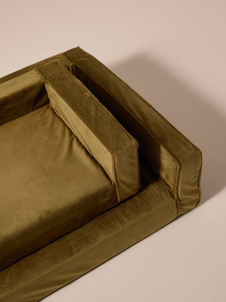 Canapé chien velours moyen bronze - vertbaudet enfant 