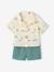 Ensemble chemise short bébé garçon vert émeraude - vertbaudet enfant 