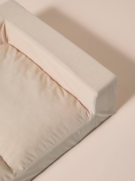 XL Sofa hond fluweel / velours ecru - vertbaudet enfant 