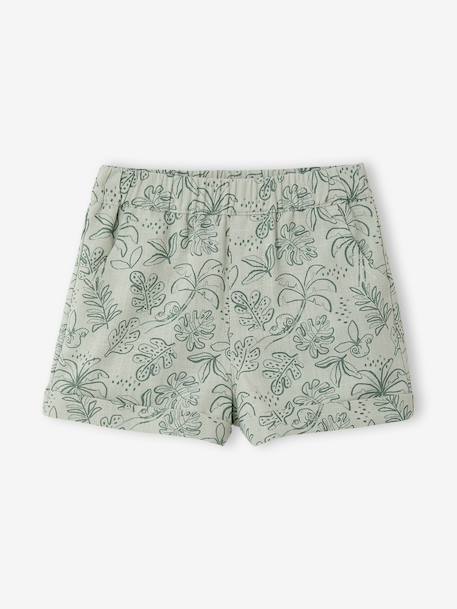 Ensemble chemise short bébé garçon vert sauge - vertbaudet enfant 