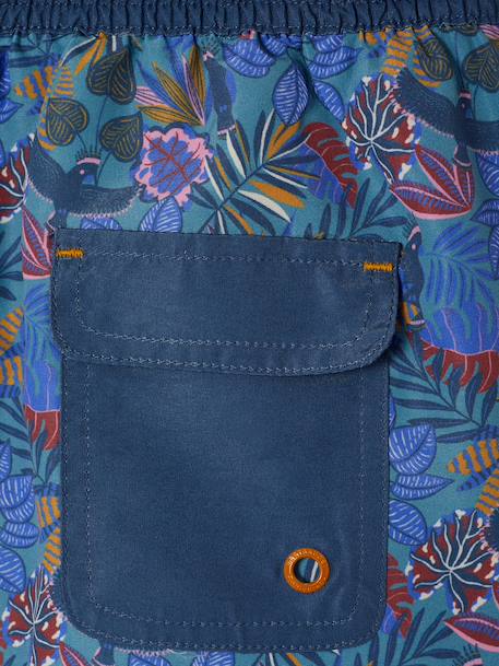 Short de bain garçon capsule Liberty bleu - vertbaudet enfant 