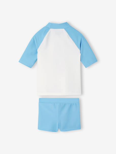 Maillot de bain anti UV Snoopy bleu ciel - vertbaudet enfant 