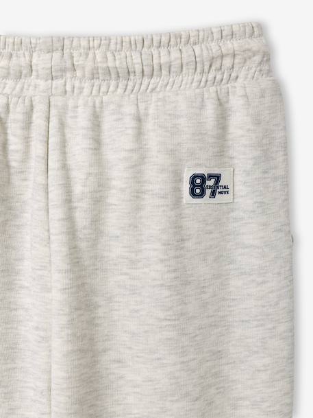 Losse joggingbroek voor meisjes gemêleerd grijs - vertbaudet enfant 