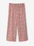 Meisjesset T-shirt en wijde broek ecru+rouge - vertbaudet enfant 