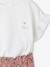 Ensemble T-shirt pantalon large fille blush+écru - vertbaudet enfant 