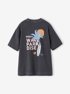 -T-shirt oversize garçon coton