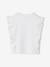 T-shirt à volants manches courtes écru - vertbaudet enfant 