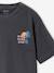 Oversized t-shirt voor jongens van katoen antraciet - vertbaudet enfant 
