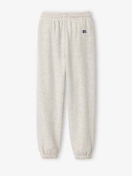 Jogging loose fille gris chiné - vertbaudet enfant 