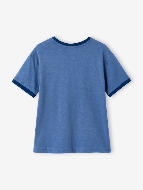 T-shirt manches courtes bleu - vertbaudet enfant 