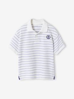 -Polo manches courtes rayé