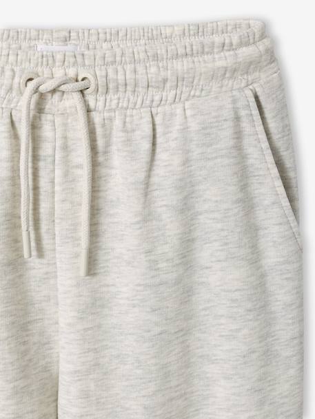 Losse joggingbroek voor meisjes gemêleerd grijs - vertbaudet enfant 