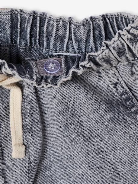 Denim jongensbermuda, gemakkelijk aan te trekken blauw, bedrukt+blauw, gestreept+denimgrijs+double stone+stone - vertbaudet enfant 