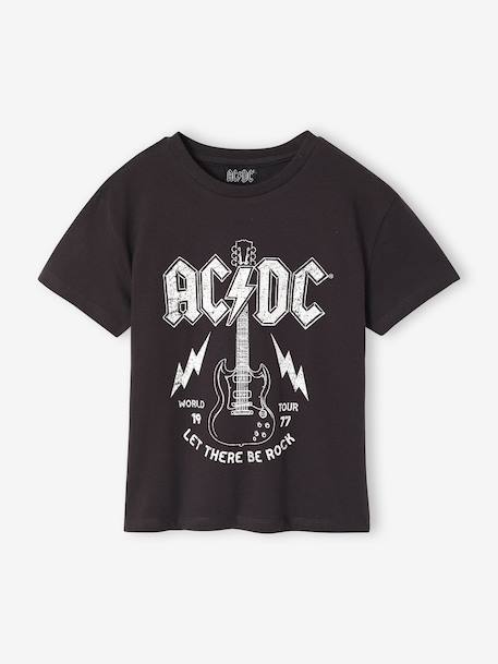ACDC t-shirt met korte mouwen antraciet - vertbaudet enfant 