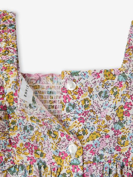 Babyjurk met bijpassende slipjes for girls van biologisch katoen meerkleurig - vertbaudet enfant 