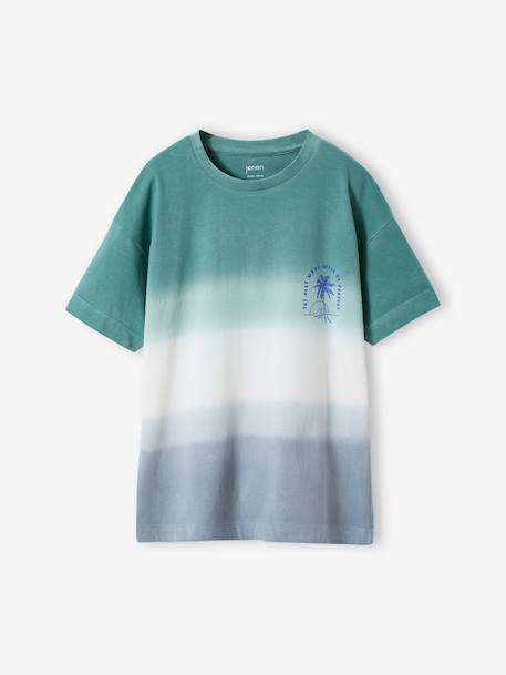 T-shirt garçon manches courtes bleu clair - vertbaudet enfant 
