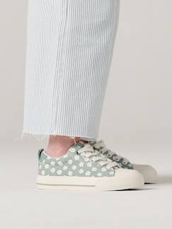 -Baskets fille en toile fantaisie