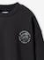 Sweat garçon col rond oversize anthracite - vertbaudet enfant 