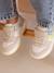 Baskets bébé synthétique lacets élastiqués lot beige - vertbaudet enfant 