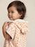 Poncho de bain bébé Animaux, avec coton recyclé blanc imprimé+rayé bleu - vertbaudet enfant 