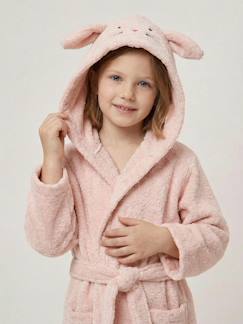 -Peignoir enfant LAPIN coton recyclé personnalisable