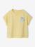T-shirt manches courtes fille jaune pâle - vertbaudet enfant 