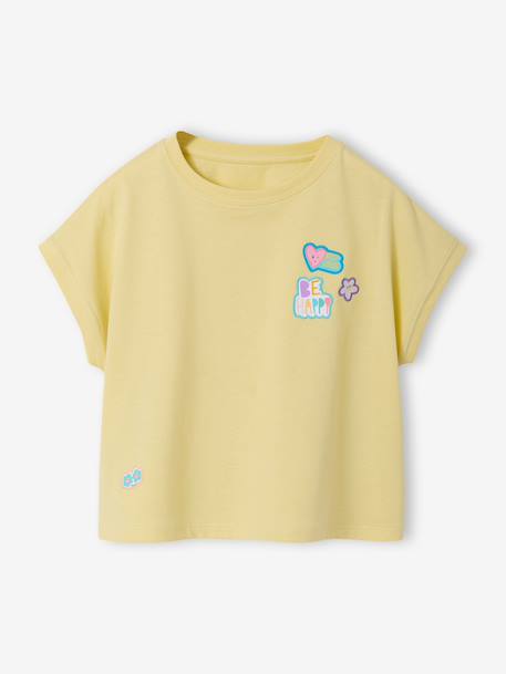Fille-T-shirt, sous-pull-T-shirt-T-shirt manches courtes fille