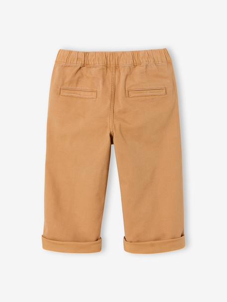 Pantacourt garçon marine+noix de pécan - vertbaudet enfant 