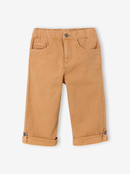 Bermuda jongen marineblauw+pecannoot - vertbaudet enfant 