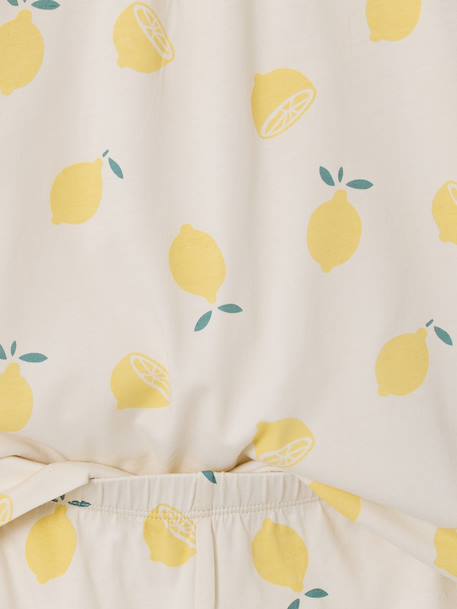 Set van 2 pyjamashorts met korte mouwen lichtgeel - vertbaudet enfant 