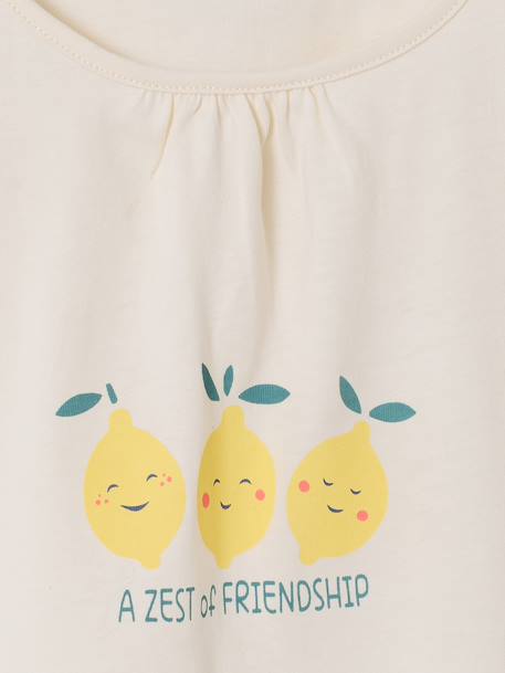 Lot 2 pyjashort manches courtes jaune pâle - vertbaudet enfant 