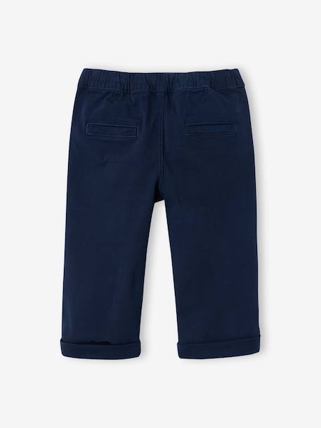 Bermuda jongen marineblauw+pecannoot - vertbaudet enfant 