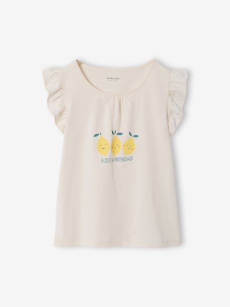 Lot 2 pyjashort manches courtes jaune pâle - vertbaudet enfant 