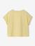 T-shirt manches courtes fille jaune pâle - vertbaudet enfant 