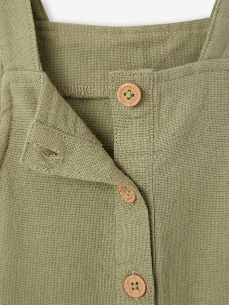Ensemble body salopette bébé garçon kaki - vertbaudet enfant 