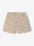 Twill short voor meisjes ecru+saliegroen - vertbaudet enfant 