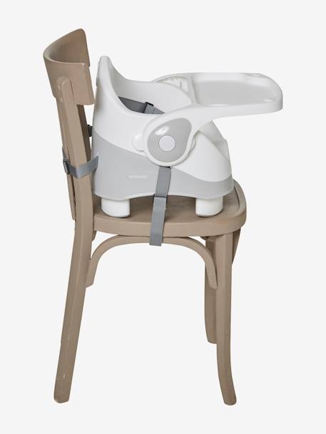 Rehausseur de chaise rigide gris/blanc - vertbaudet enfant 